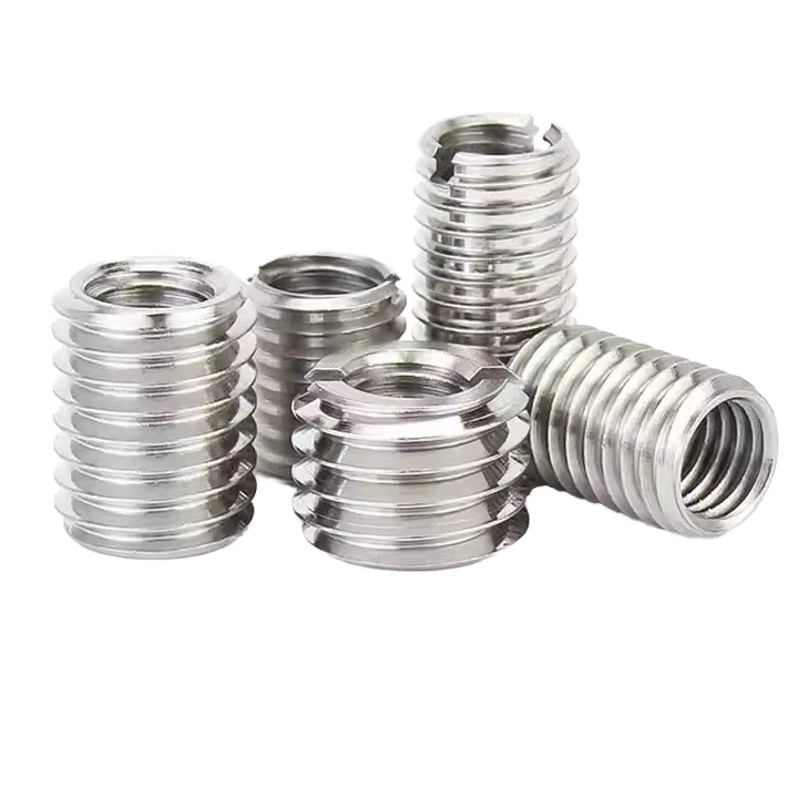 Insertos de rosca autorroscantes de acero inoxidable