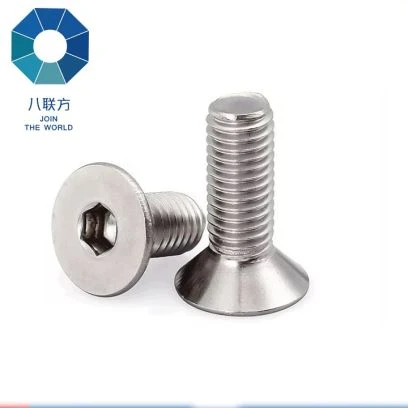 Tornillo de máquina avellanado M6 * 8